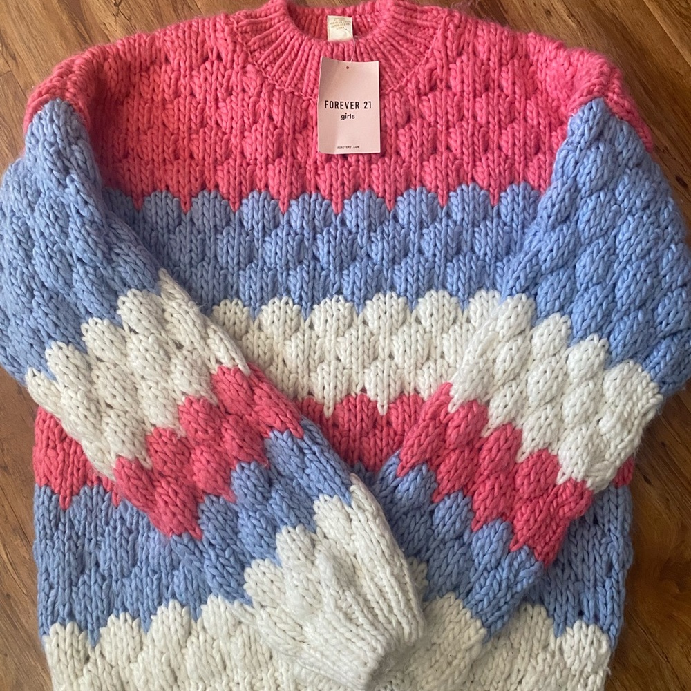 Girls multi color sweater